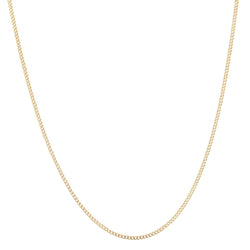 Chaine maille gourmette en or jaune - Castafiore