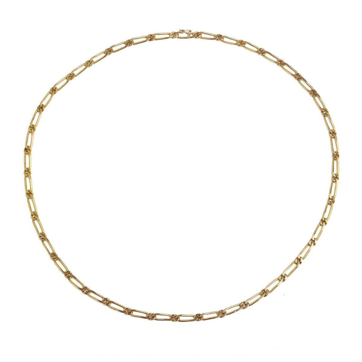 Chaine maille gourmette en or jaune - Castafiore