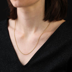 Chaine maille gourmette en or jaune - Castafiore