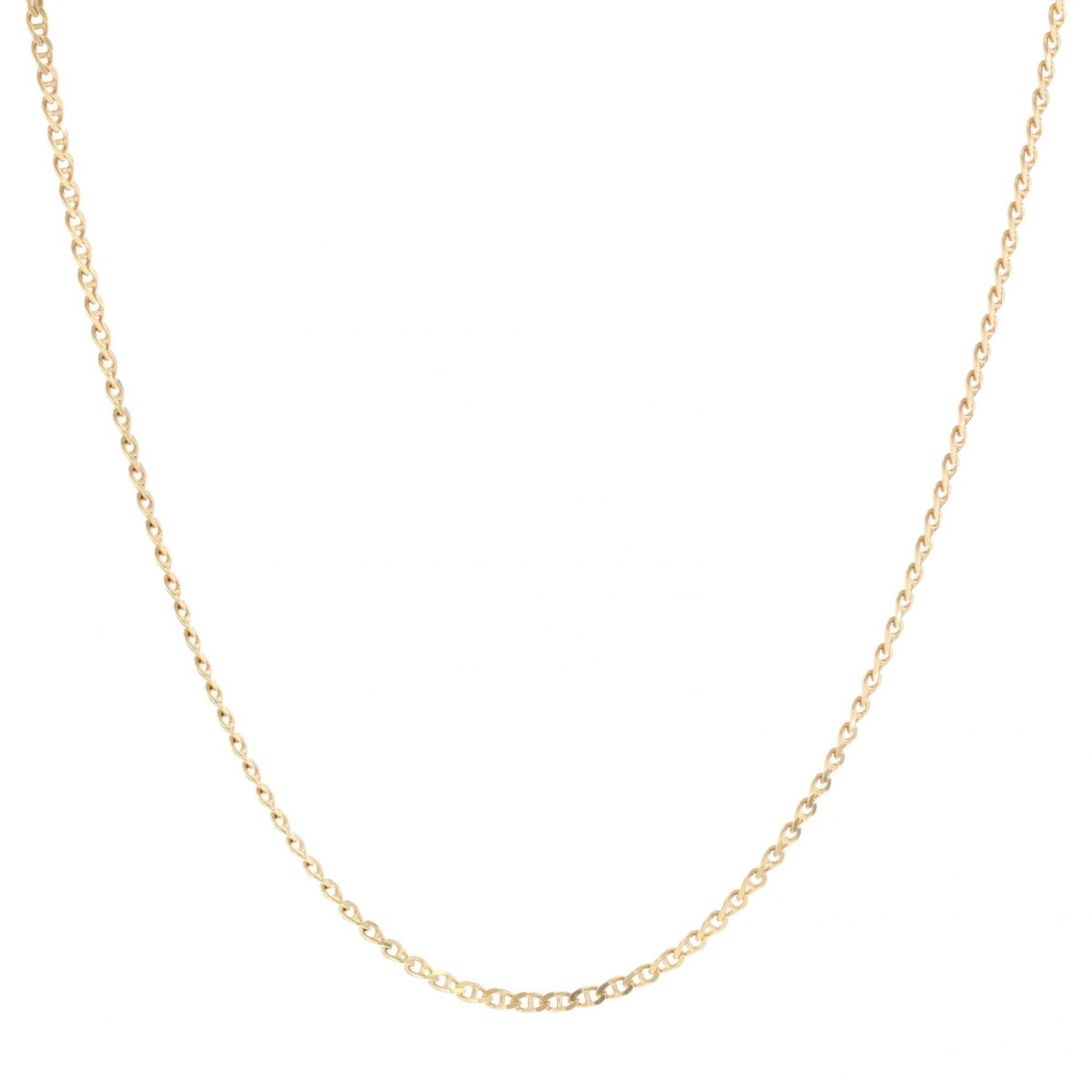 Chaine maille marine en or jaune - Castafiore