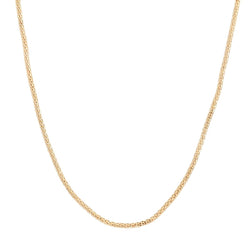 Chaine maille serpent en or jaune - Castafiore