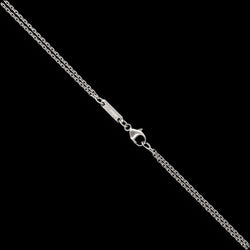 Chaine Pendentif Chopard Happy Spirit Or gris 18k avec Diamants brillants . ref : 79/6103/0 - 20. - Castafiore