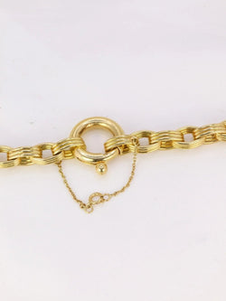 Chaîne vintage maille ovale en or jaune - Castafiore