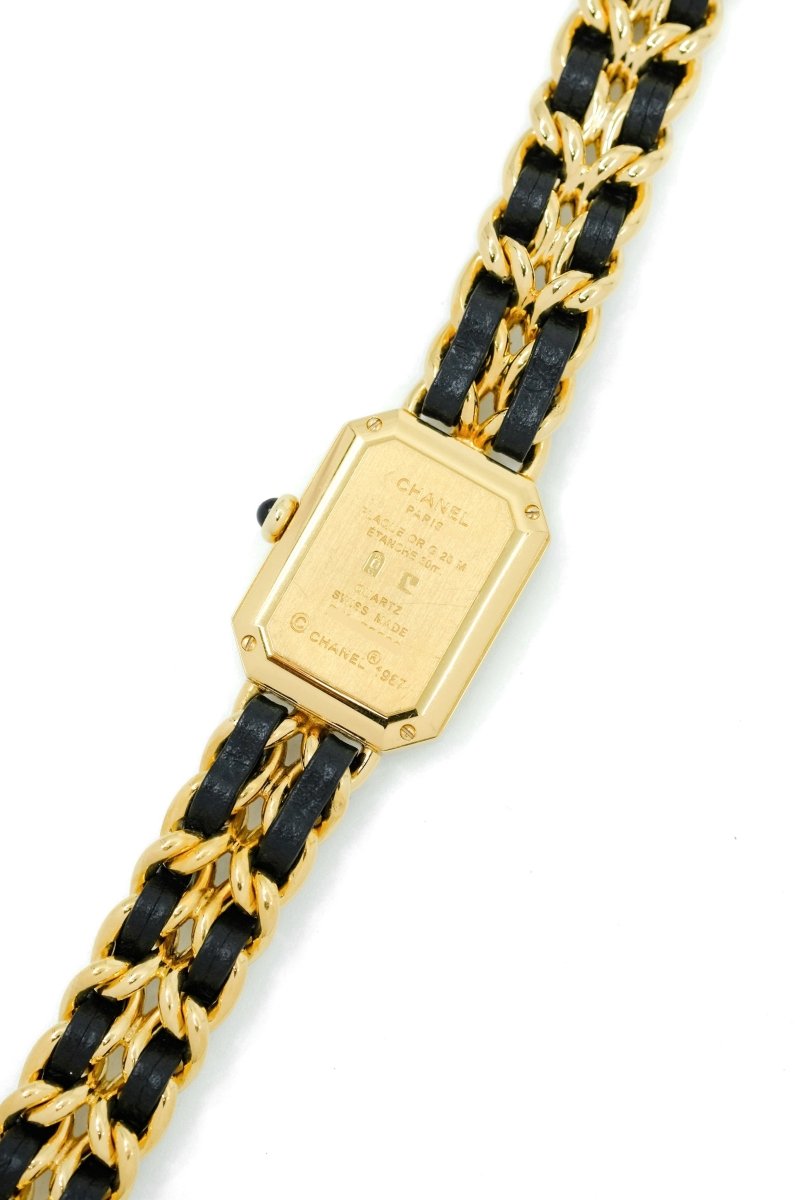 Chanel Première - Plaquée or & cuir - M - Castafiore