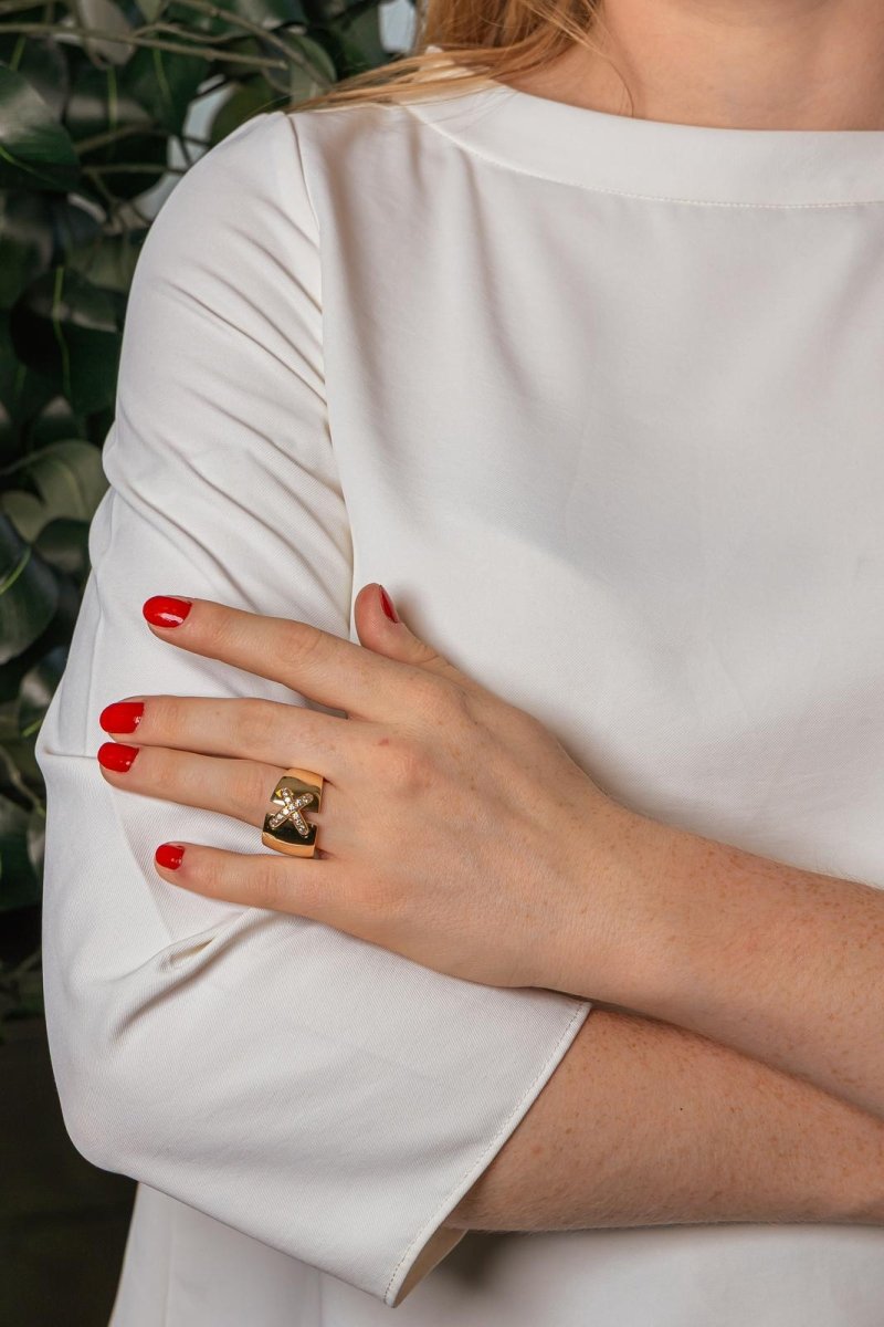 Chaumet Bague Jeux de Liens Or jaune Diamant - Castafiore