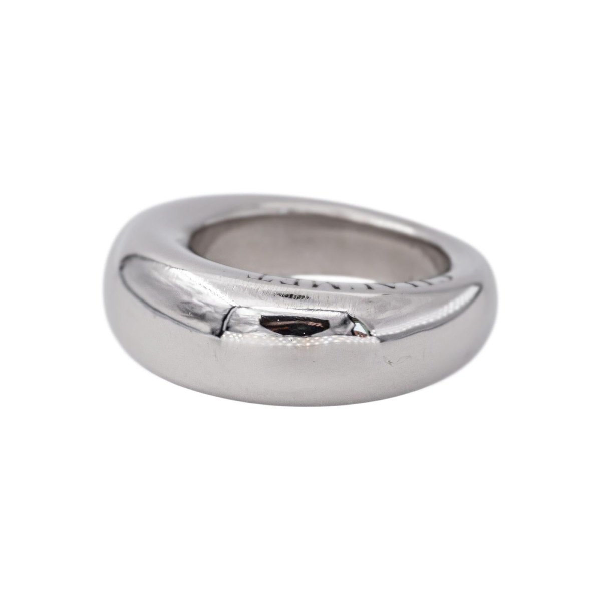 Chaumet Bague Jonc Or blanc - Castafiore