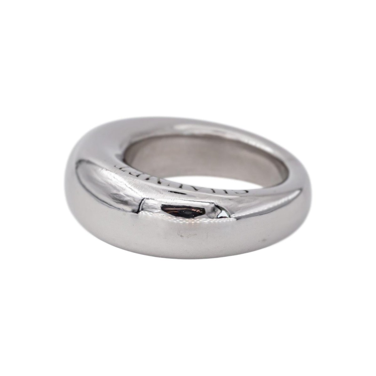 Chaumet Bague Jonc Or blanc - Castafiore