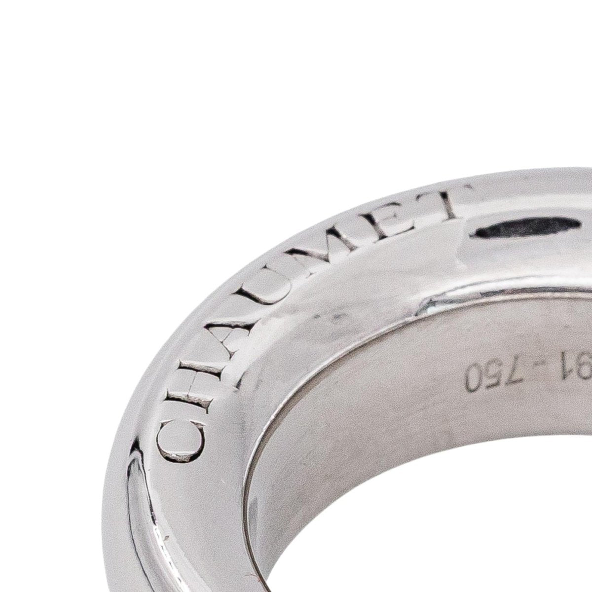 Chaumet Bague Jonc Or blanc - Castafiore