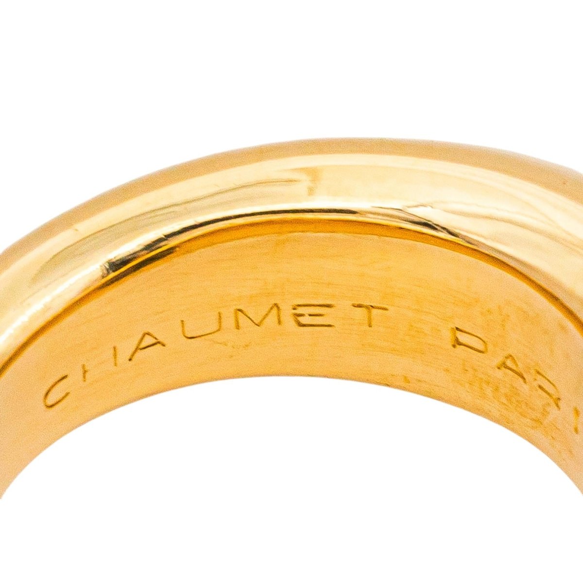 Chaumet Bague Jonc Or jaune Saphir Violet - Castafiore