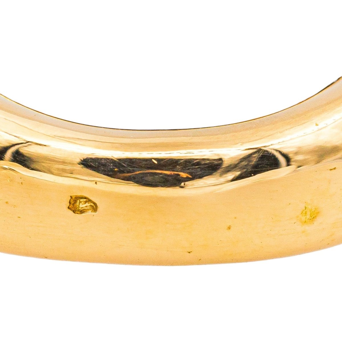 Chaumet Bague Jonc Or jaune Saphir Violet - Castafiore