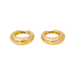 Chaumet Boucles d'oreilles Créoles Or jaune - Castafiore