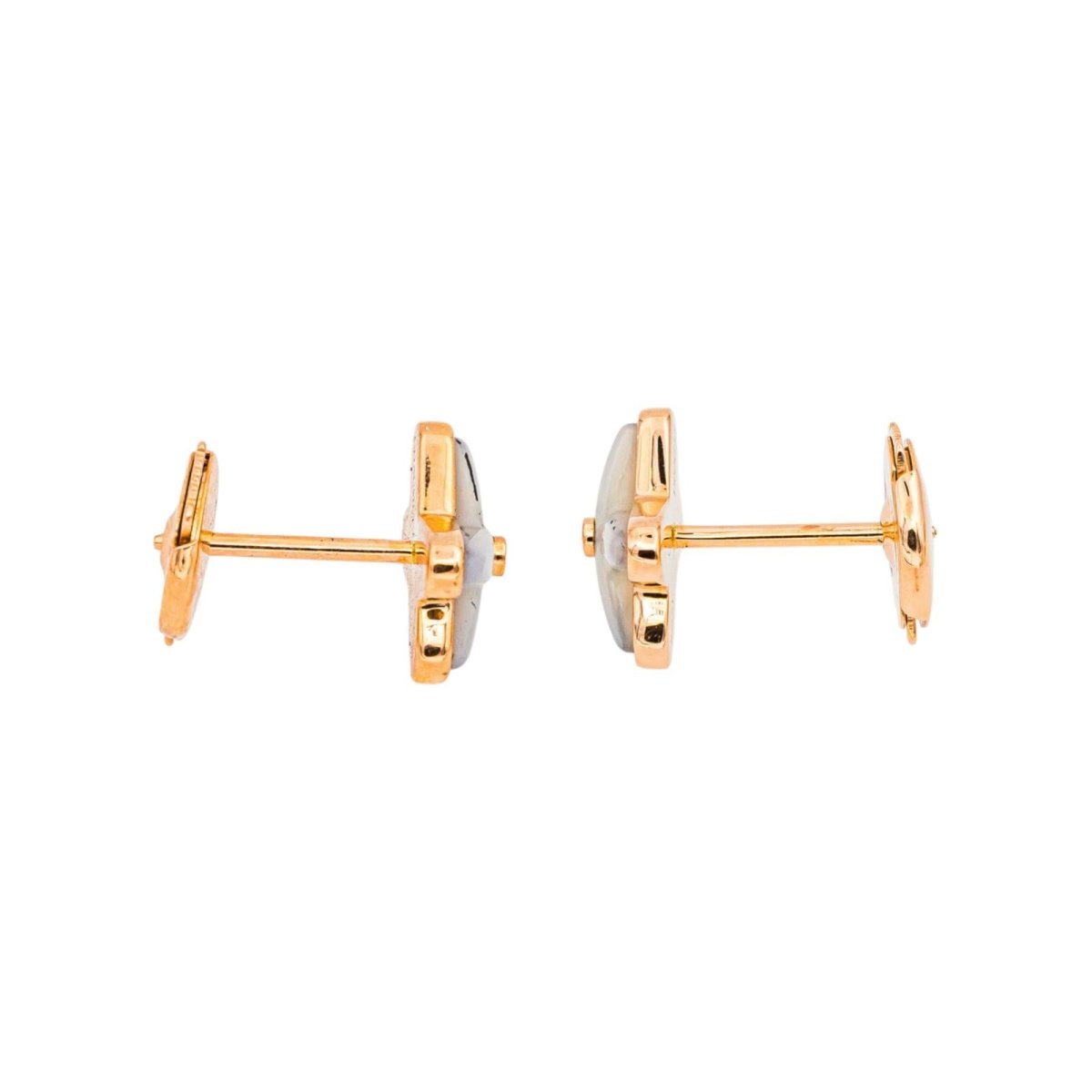Chaumet Boucles d'oreilles Jeux de liens Or rose Diamant - Castafiore