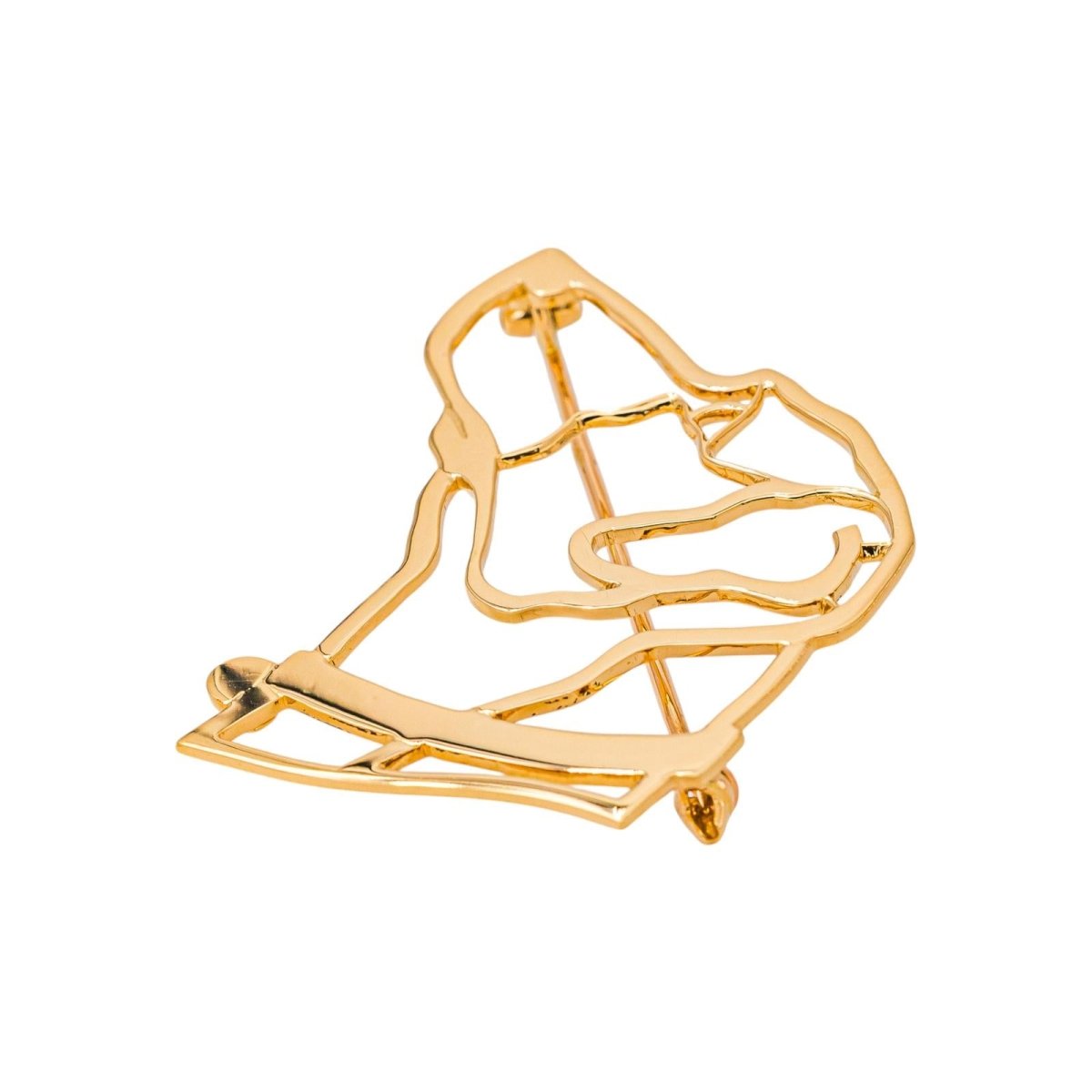 Chaumet Broche Chien Or jaune - Castafiore
