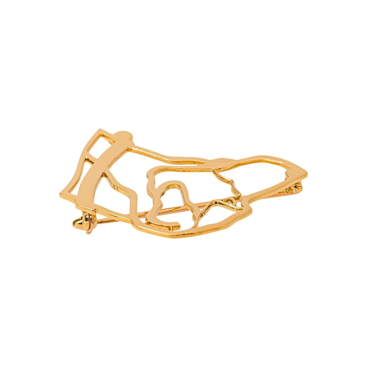 Chaumet Broche Chien Or jaune - Castafiore