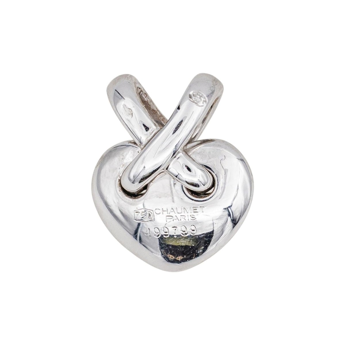 Chaumet Collier Pendentif Liens Or blanc Diamant - Castafiore