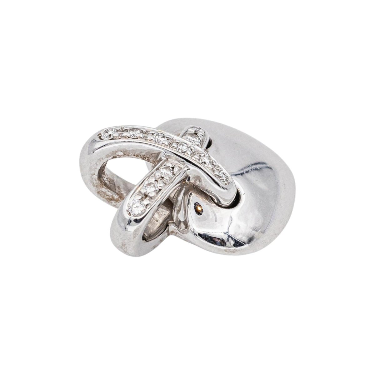 Chaumet Collier Pendentif Liens Or blanc Diamant - Castafiore