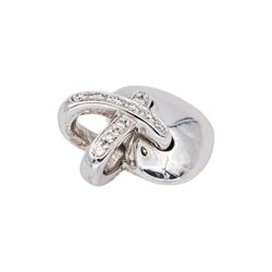 Chaumet Collier Pendentif Liens Or blanc Diamant - Castafiore