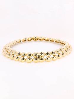 CHAUMET Collier vintage modèle Magellan double rang or jaune - Castafiore