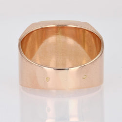 Chevalière ancienne or et jaspe sanguin - Castafiore