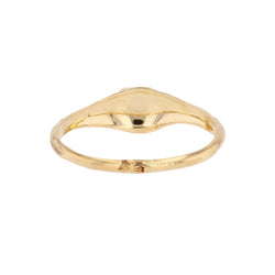 Chevalière ancienne or jaune ciselé