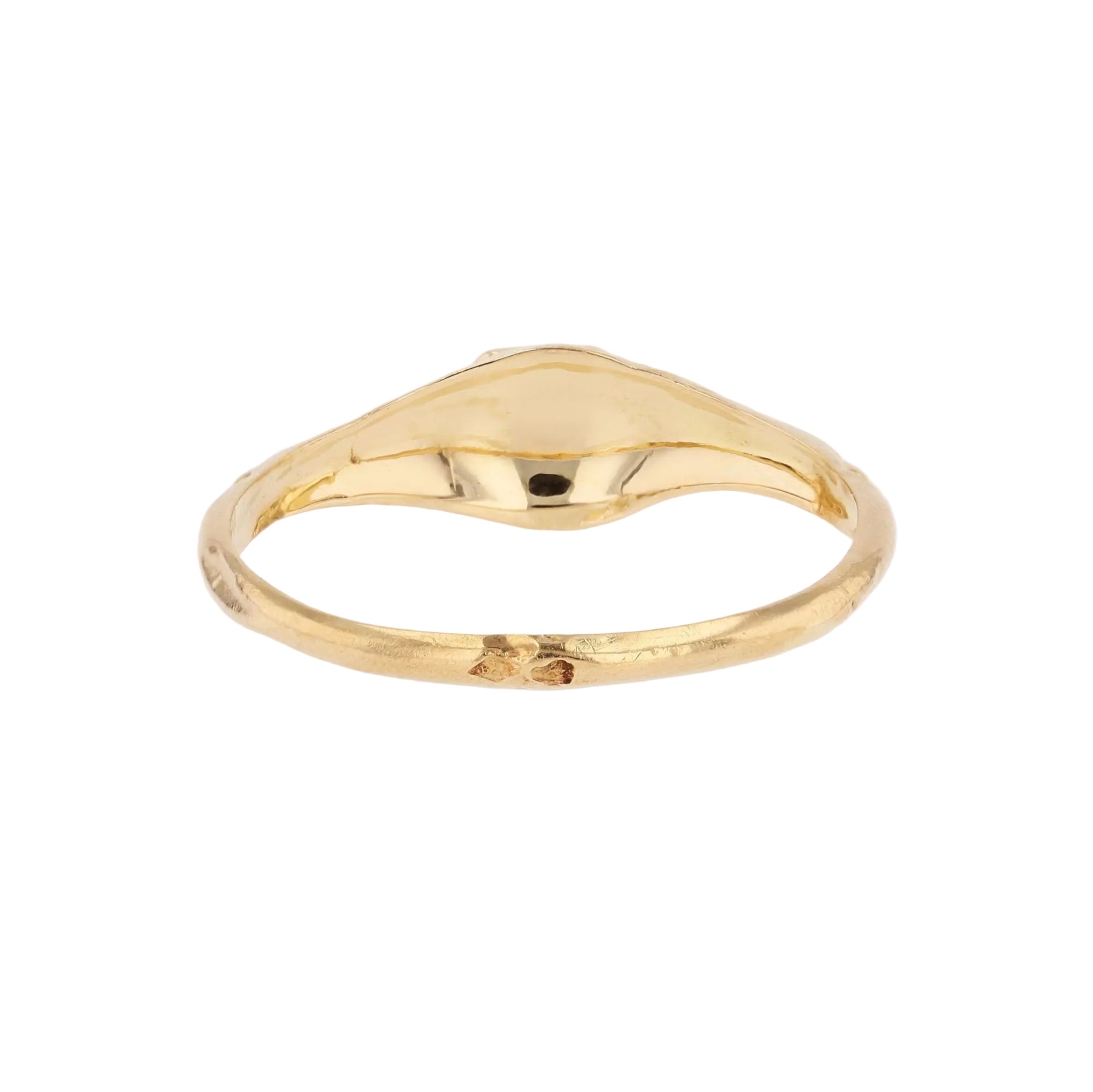 Chevalière ancienne or jaune ciselé