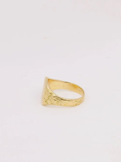 Chevalière Art Nouveau or jaune - Castafiore