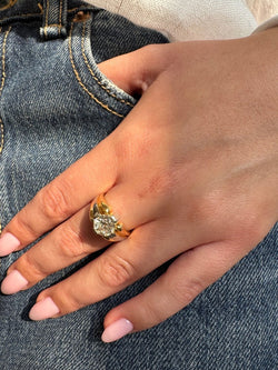 Chevalière - Or et diamant - Castafiore