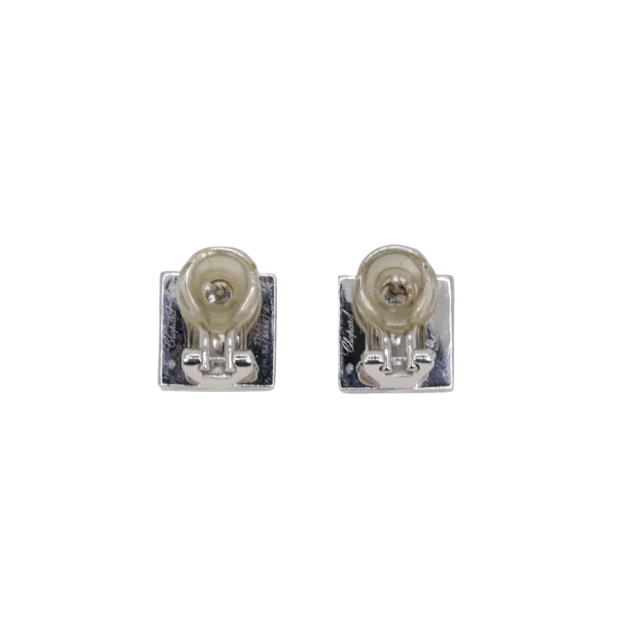 CHOPARD Boucles d'oreilles Happy Diamonds diamants noirs - Castafiore