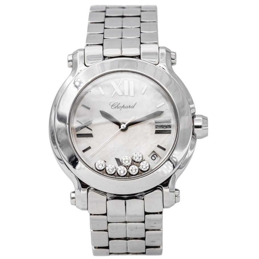 Chopard Montre Happy sport Acier Diamant - Castafiore