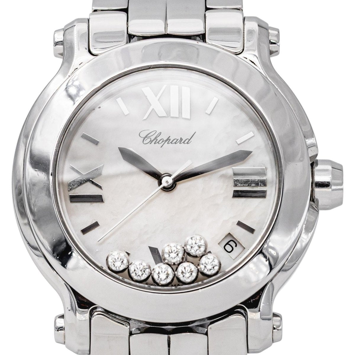 Chopard Montre Happy sport Acier Diamant - Castafiore