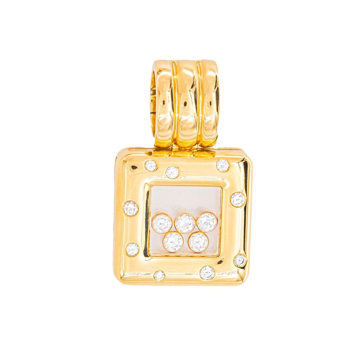 Chopard Pendentif Happy diamonds Or jaune Diamant - Castafiore