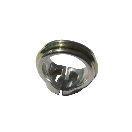 CHRISTOFLE - Bague ‘Variations’ de 1986 Aigue Marine, Or et Argent - Castafiore