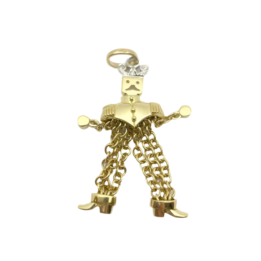 Ciondolo oro 18KT con diamanti naturali, firmato POMELLATO - Castafiore