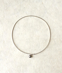 Claude Pelletier pour Fabrice Collier Rigide Argent Années 70 - Castafiore