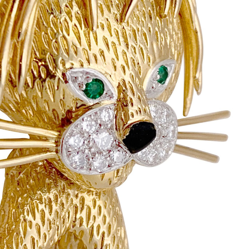 Jewelry Van Cleef Lion Brooch Van Cleef Arpels Brooch, “Ruffled