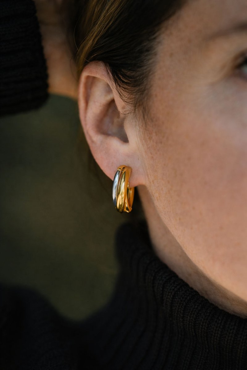 Clips d'oreilles CARTIER modèle "Trinity" - Castafiore