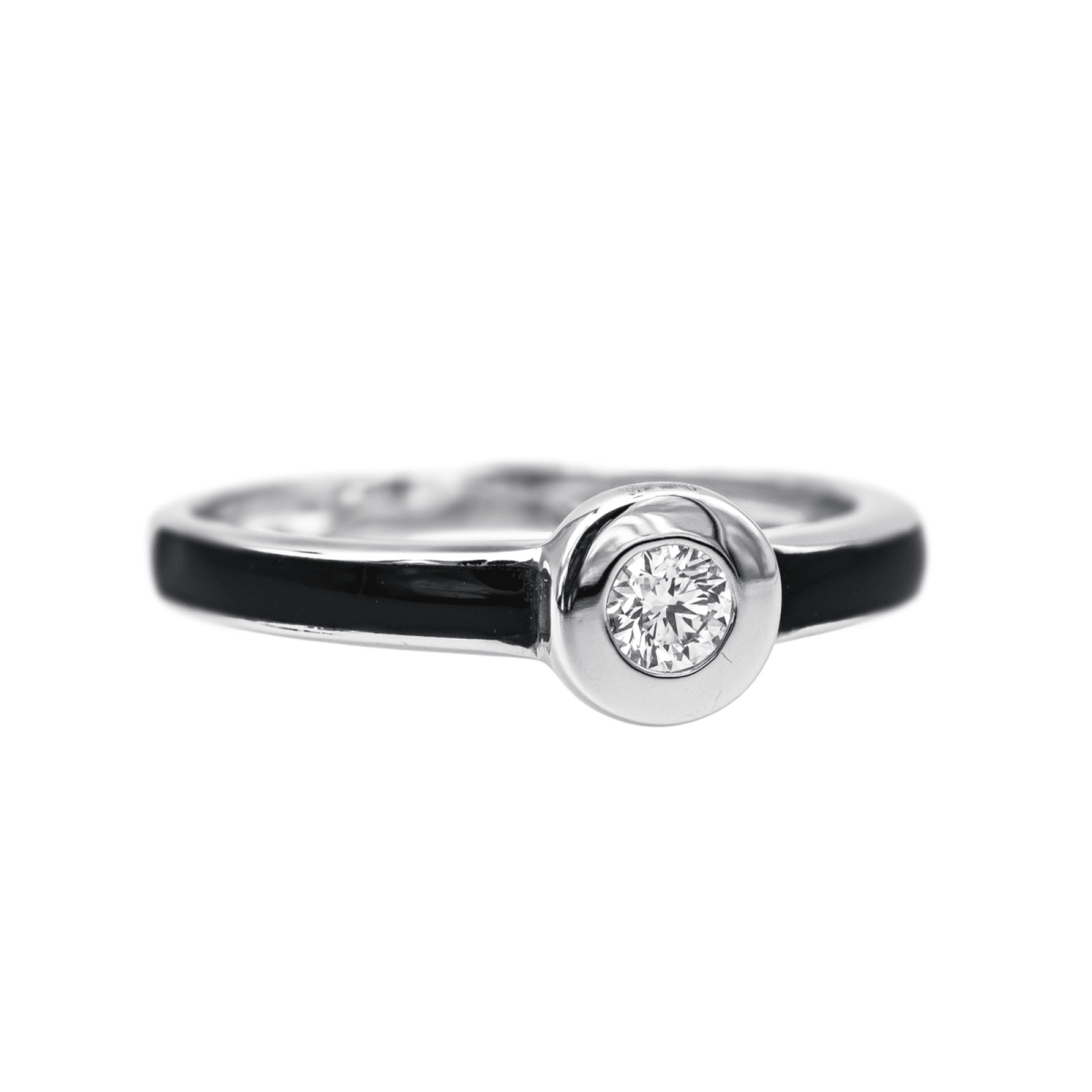 Clozeau Bague Or blanc Diamant - Castafiore