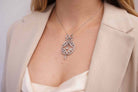 Collier 1900 diamants en platine - Castafiore