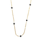 Collier « Abeille » en or jaune et diamants noirs - Castafiore