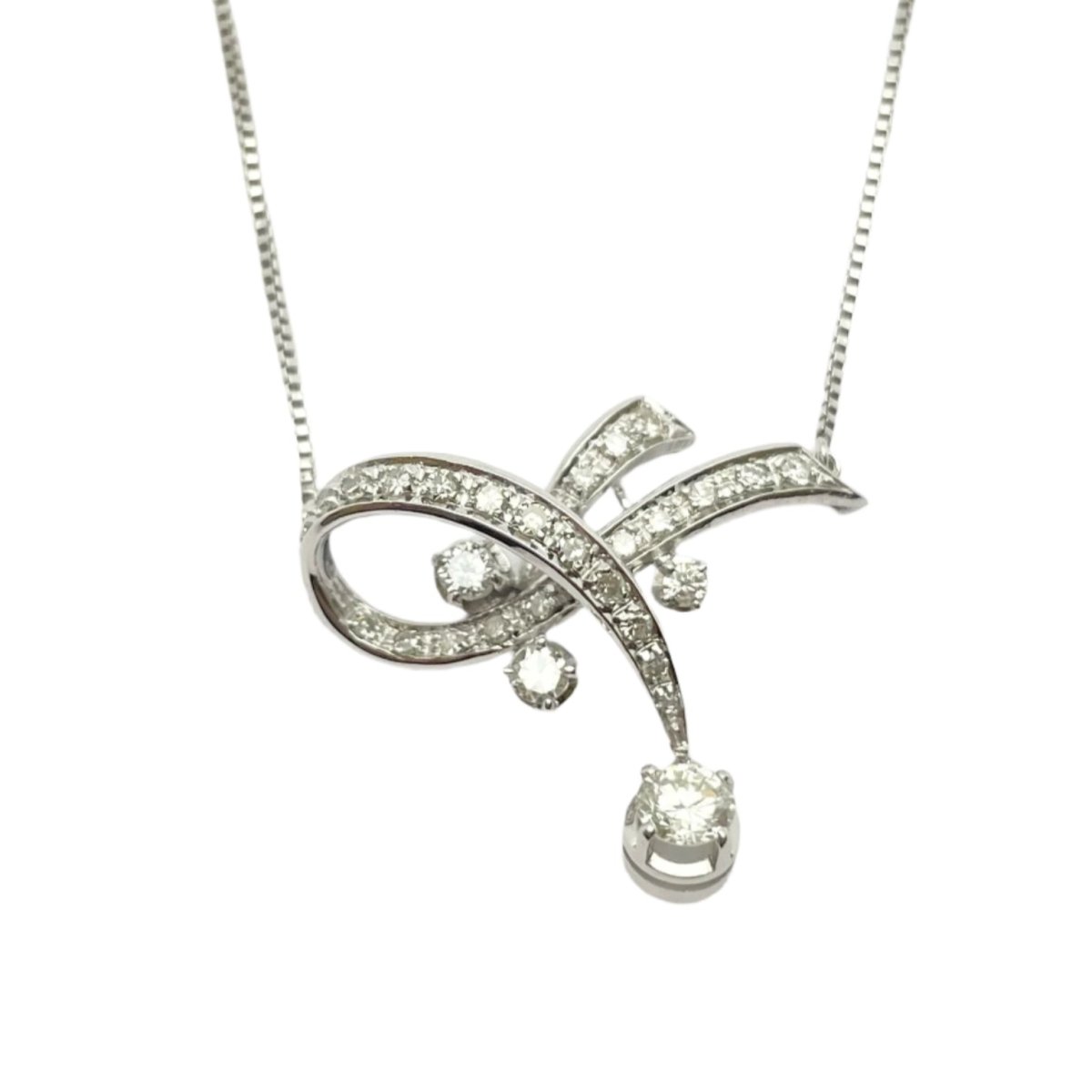 Collier ADAMAS NIZZA en or blanc et diamants - Castafiore