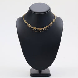 Collier ancien en or jaune et perles fines - Castafiore