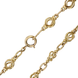 Collier ancien en or maille ronde