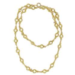 Collier ancien en or maille ronde