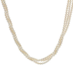 Collier ANCIEN Perles de culture en or jaune - Castafiore