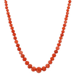 Collier ANCIEN Perles en or jaune et corail - Castafiore