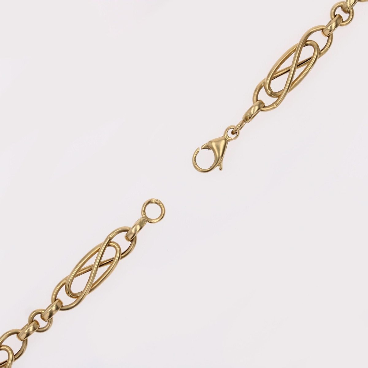 Collier ANCIEN Ras du cou en or jaune - Castafiore