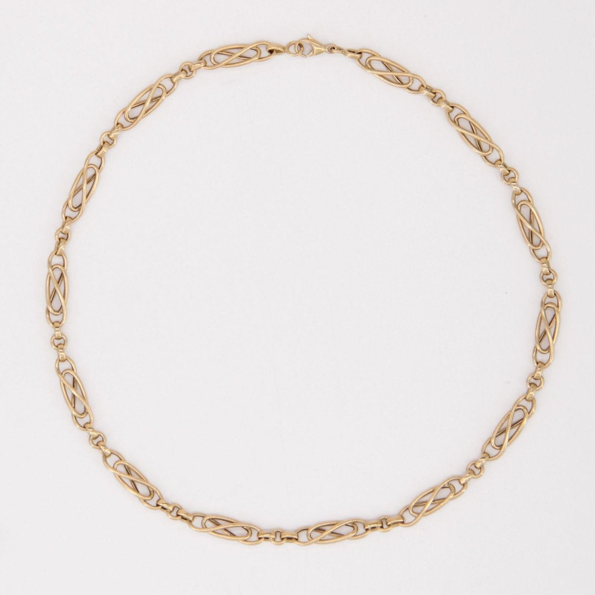 Collier ANCIEN Ras du cou en or jaune - Castafiore