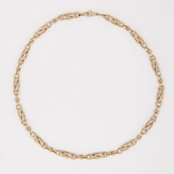 Collier ANCIEN Ras du cou en or jaune - Castafiore