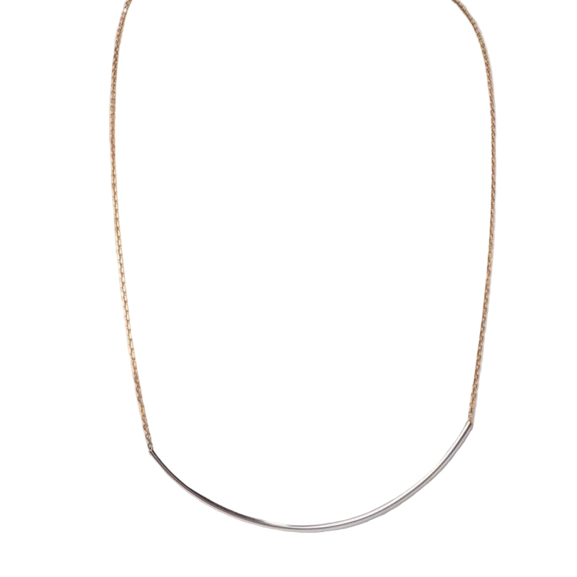 Collier arc en or bicolore - Castafiore