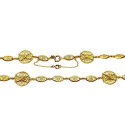 Collier Art Déco en or jaune - Castafiore